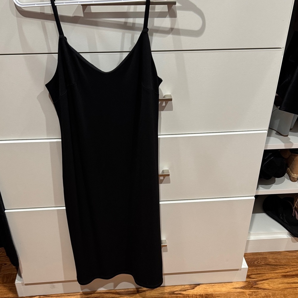 Express Classic Black Midi Dress